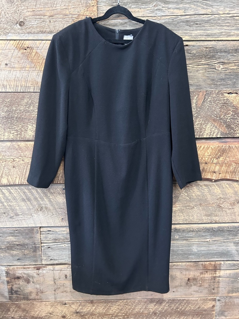 ASOS Black Midi Sheath Dress